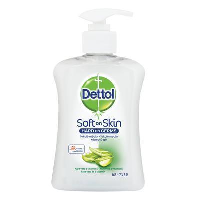 MYDLO TEKUTÉ DETTOL ANTIBAKTERIÁLNE ALOE VERA A VITAMIN E 250ml DÁVKOVAČ