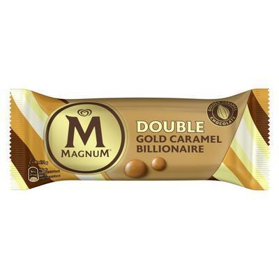 MRAZENÝ NANUK MAGNUM DOUBLE CARAMEL GOLD BILIONARE 85ml ALGIDA