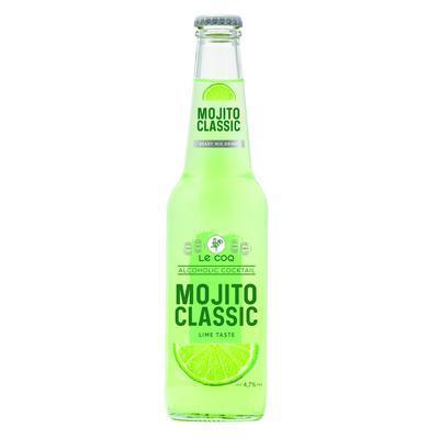 NÁPOJ MOJITO 4,7% 0.33l ALKOHOLICKÝ LE COQ