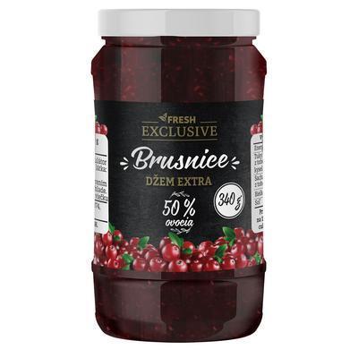 DŽEM BRUSNICE EXTRA 340g FRESH EXCLUSIVE