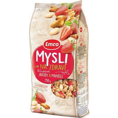 CEREÁLIE EMCO MYSLI JAHODY A MANDLE 750g MUSLI