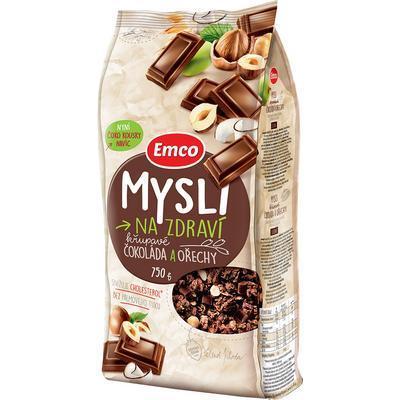 CEREÁLIE EMCO MYSLI ČOKOLÁDA A ORECHY 750g MUSLI