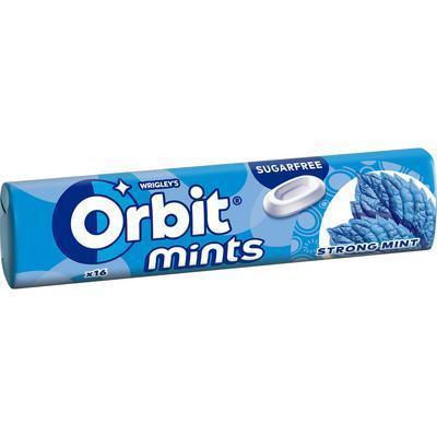 CUKRÍKY ORBIT MINTS STRONG MINT 28g