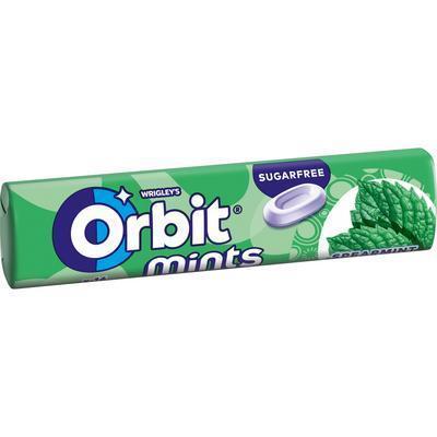 CUKRÍKY ORBIT MINTS SPEARMINT 28g