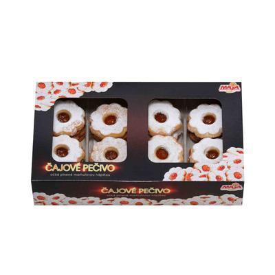 PEČIVO ČAJOVÉ OČKÁ NÁPLŇ MARHUĽA 400g MAJA