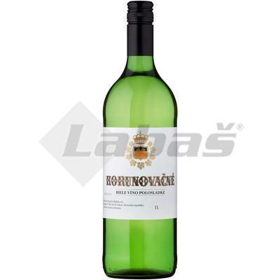 VÍNO KORUNOVAČNÉ 1l BIELE POLOSLADKÉ