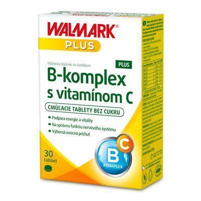 TABLETY B KOMPLEX PLUS+VIT.C 30ks WALMARK