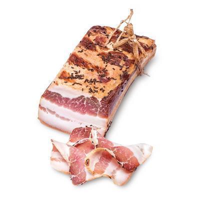 SLANINA GAZDOVSKÁ ÚDENÁ cca 800g PF /VÁHA/ 97% PODIEL MÄSA TAURIS