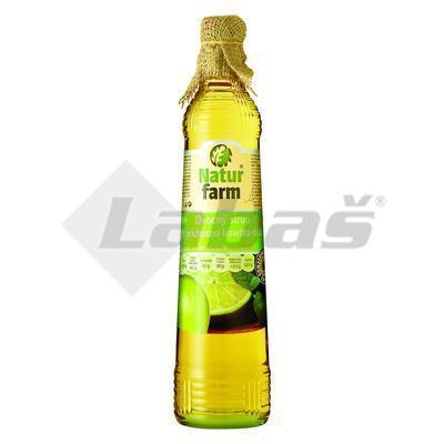 SIRUP LIMETKA A MÄTA 33% 0.7l SKLO NATUR FARM