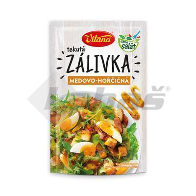 ZÁLIEVKA TEKUTÁ MEDOVO-HORČICOVÁ ŠALÁTOVÁ 60g VITANA