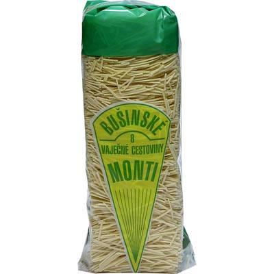CESTOVINY NIŤOVKY VAJEČNÉ 200g MONTI BUŠINSKÉ 8-VAJEČNÉ