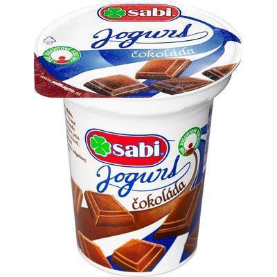 JOGURT ČOKOLÁDA 150g SABI BEZLEP zár. 14dní