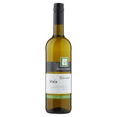VÍNO RULANDSKÉ BIELE 0.75l BIELE SUCHÉ TIBAVA