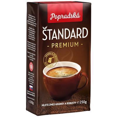KÁVA MLETÁ ŠTANDARD PREMIUM 250g POPRAD