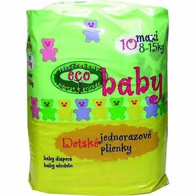 PLIENKY ECO BABY MAXI 8-15kg 10ks