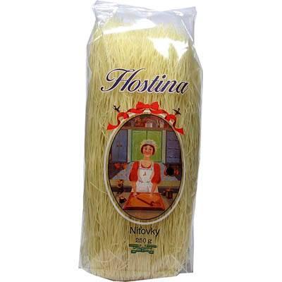 CESTOVINY NIŤOVKY VAJEČNÉ 250g HOSTINA 3-VAJEČNÉ