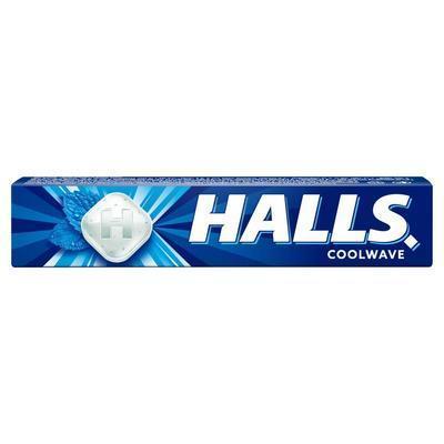 CUKRÍKY HALLS COOLWAVE 33,5g ROLKA