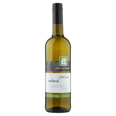 VÍNO VELTLÍNSKE ZELENÉ 0.75l BIELE SUCHÉ TIBAVA
