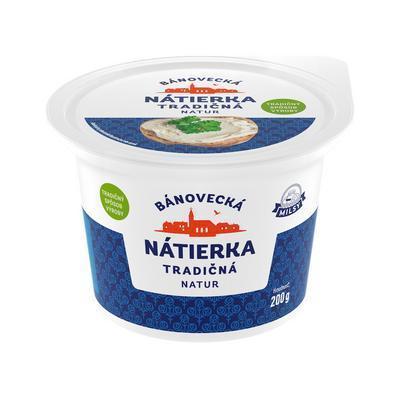 NÁTIERKA BÁNOVECKÁ NEOCHUTENÁ 200g MILSY
