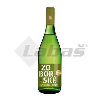 VÍNO SÝTENÉ ZOBORSKÉ BIELE SUCHÉ 0.75l