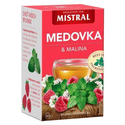 ČAJ BYLINNÝ MEDOVKA MÄTA - MALINA 30g MISTRAL HB POPRAD