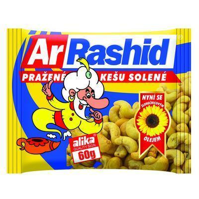 KEŠU PRAŽENÉ SOLENÉ 60g ARRASHID ALIKA