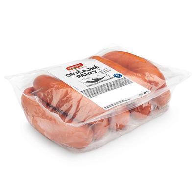 PÁRKY OBYČAJNÉ cca 1200g OA /VÁHA/ 62% PODIEL MÄSA MECOM