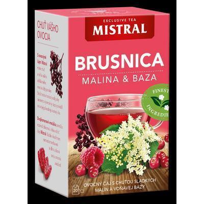 ČAJ OVOCNÝ BRUSNICA-MALINA-ČIERNA BAZA 40g MISTRAL HB POPRAD