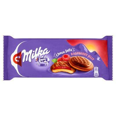 PIŠKÓTY MILKA JAFFA MALINA 147g BISCUITS RASPBERRY JELLY