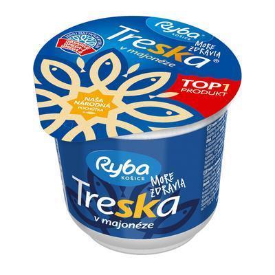ŠALÁT TRESKA V MAJONÉZE 280g RYBA KOŠICE