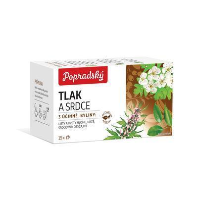 ČAJ BYLINNÝ NA TLAK A SRDCE 22,5g POPRAD