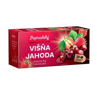 ČAJ OVOCNÝ VIŠŇA-JAHODA 40g POPRAD