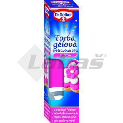 FARBA POTRAVINÁRSKA GÉLOVÁ RUŽOVÁ 10g OETKER
