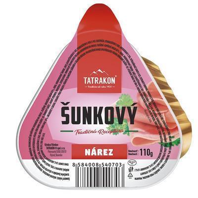 PAŠTÉTA NÁREZ ŠUNKOVÝ 110g TATRAKON