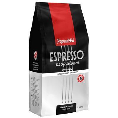KÁVA ZRNKOVÁ ESPRESSO PROFESIONAL 1kg POPRAD