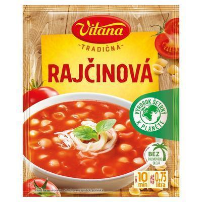 POLIEVKA PARADAJKOVÁ S CESTOVINOVOU RYŽOU 70g TRADIČNÁ VITANA