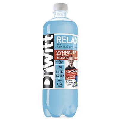 VODA DR WITT RELAX ČIERNA RÍBEZĽA-BRUSNICA-IBIŠTEK 0.75l PET VRATNÝ OBAL