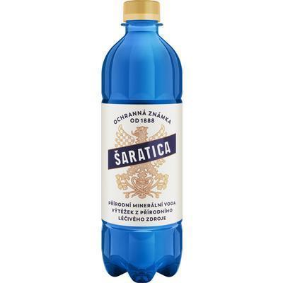 VODA MINERÁLNA ŠARATICA 0.5l PET VRATNÝ OBAL