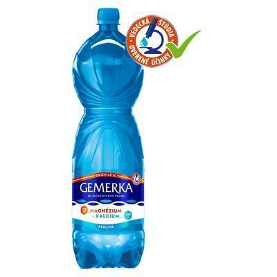 VODA MINERÁLNA GEMERKA MAGNÉZIUM A VÁPNIK PERLIVÁ 2l PET VRATNÝ OBAL
