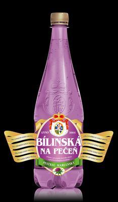 VODA MINERÁLNA BÍLINSKÁ NA PEČEŇ 1l /PESTREC MARIÁNSKY/ VRATNÝ