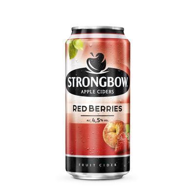 CIDER STRONGBOW APPLE RED BERRIES 0.44l PLECH VRATNÝ OBAL