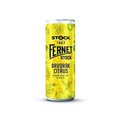 NÁPOJ FERNET BAVORÁK CITRUS 6% 0.25l ALKOHOLICKÝ PLECH VRATNÝ OBAL