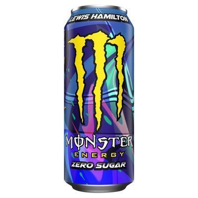 NÁPOJ ENERGETICKÝ MONSTER LEWIS HAMILTON ZERO 0.5l PLECH VRATNÝ OBAL
