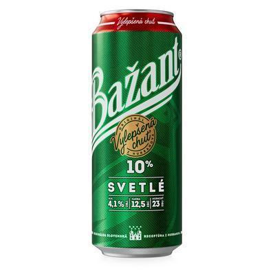 PIVO ZLATÝ BAŽANT 10% 0.5l PLECH VRATNÝ OBAL