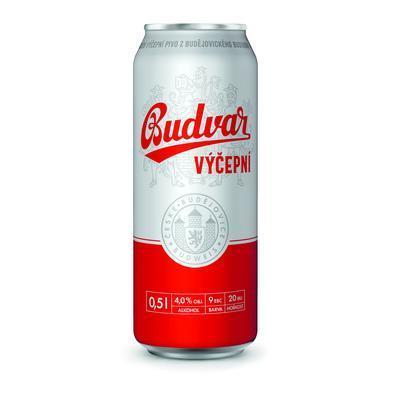 PIVO BUDVAR VÝČAPNÉ SV. 10% 0.5l PLECH VRATNÝ OBAL