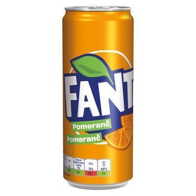 FANTA POMARANČ 0.33l PLECH VRATNÝ OBAL