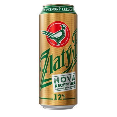 PIVO ZLATÝ BAŽANT 12% 0.5l PLECH VRATNÝ OBAL