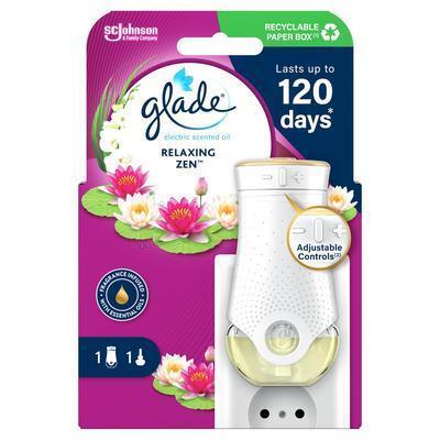 GLADE AROMATHERAPY TEKUTÝ ELEKTRIK STROJČEK RELAXING ZEN 1+20ml