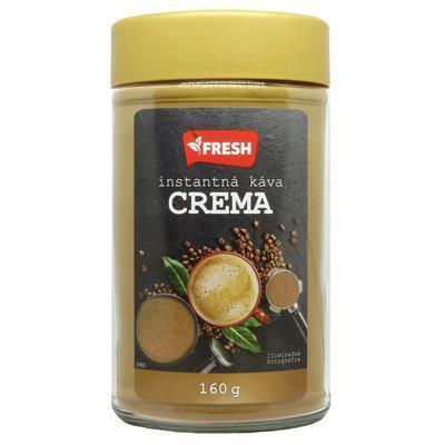 KÁVA INSTANTNÁ FRESH CREMA 160g SKLO