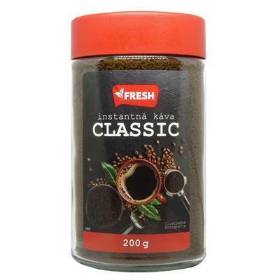 KÁVA INSTANTNÁ FRESH CLASSIC 200g SKLO